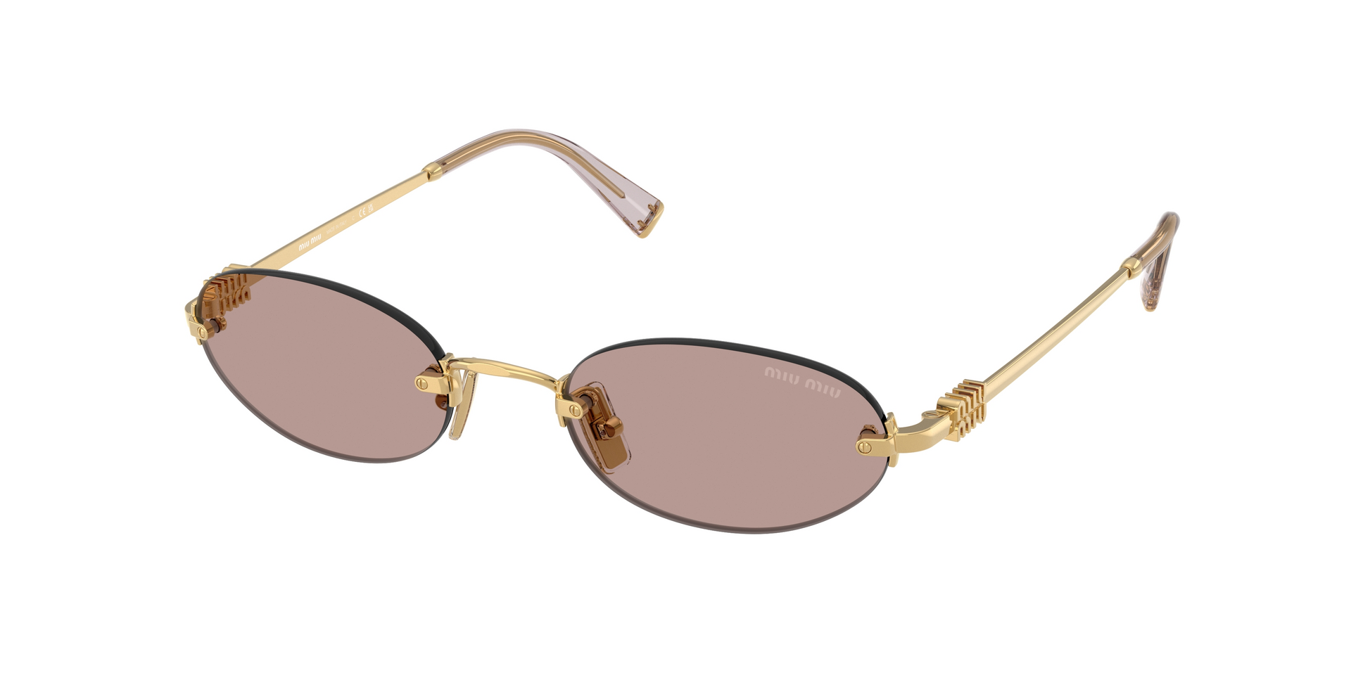 Lunettes Miu Miu SMU A54 coloris 5AK-20I Or