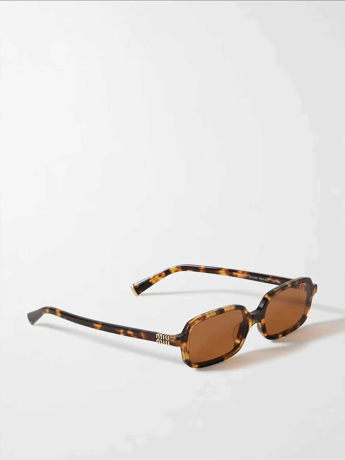 Lunettes Miu Miu SMU 11Z coloris Demi C Dourado